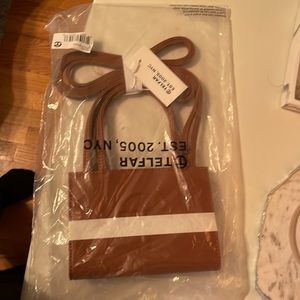 Telfar Small Tan Shopping Bag - TAN AUTHENTIC!